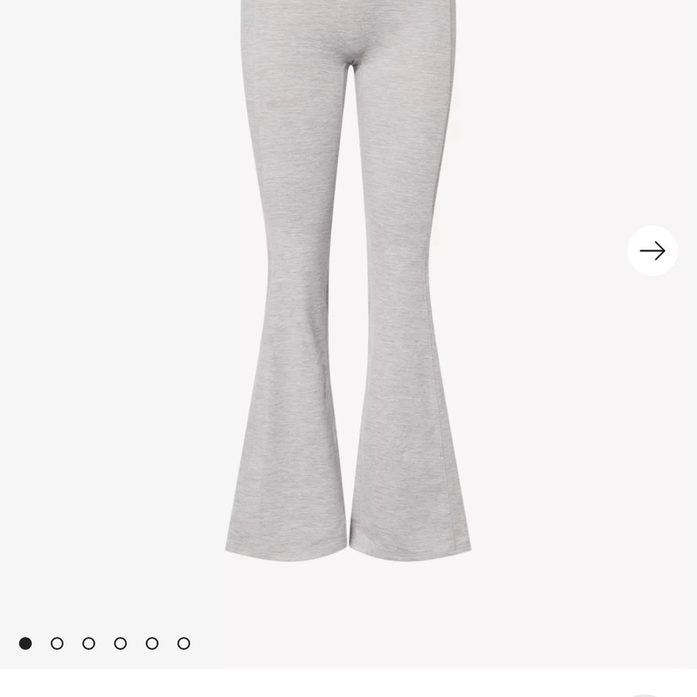 Gray Flared Leggings